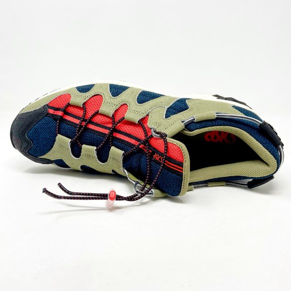 Asics Tiger Gel-Mai Dark Ocean Aloe Green Mens Running Shoes 1193A042 400 - Picture 4 of 5